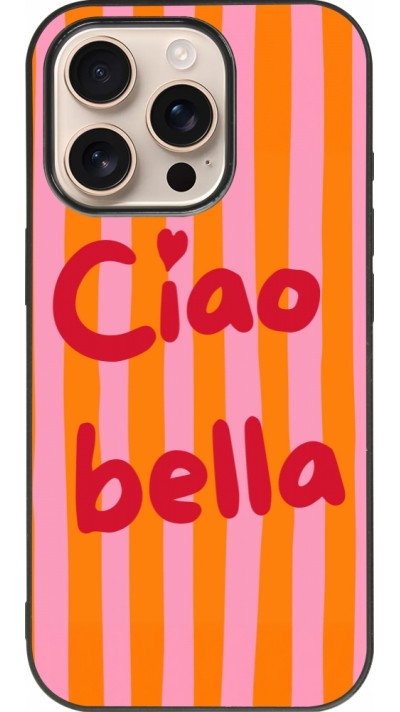 iPhone 16 Pro Case Hülle - Silikon schwarz Bye Bella 2026