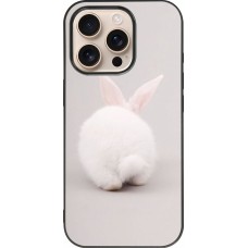 iPhone 16 Pro Case Hülle - Silikon schwarz Easter 2024 bunny butt