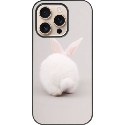 iPhone 16 Pro Case Hülle - Silikon schwarz Easter 2024 bunny butt