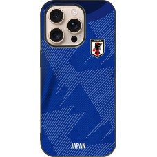 iPhone 16 Pro Case Hülle - Silikon schwarz Japan 2022 personalisierbares Fussballtrikot
