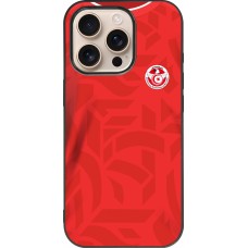 iPhone 16 Pro Case Hülle - Silikon schwarz Tunesien 2022 personalisierbares Fussballtrikot