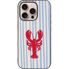 iPhone 16 Pro Case Hülle - Silikon schwarz Red lobster 2026