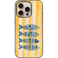 iPhone 16 Pro Case Hülle - Silikon schwarz Portuguese fish 2026