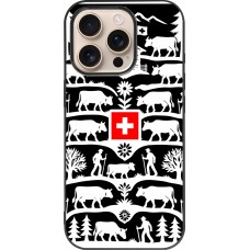 iPhone 16 Pro Case Hülle - Silikon schwarz Poya Schweiz 3 schwarz