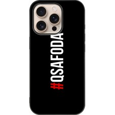 iPhone 16 Pro Case Hülle - Silikon schwarz Qsafoda 1