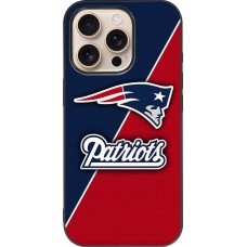 iPhone 16 Pro Case Hülle - Silikon schwarz Super Bowl 26 Patriots 1