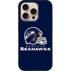 iPhone 16 Pro Case Hülle - Silikon schwarz Super Bowl 26 Seattle 3