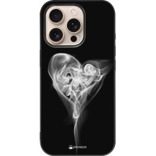 iPhone 16 Pro Case Hülle - Silikon schwarz Valentine 2022 Black Smoke