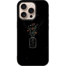 iPhone 16 Pro Case Hülle - Silikon schwarz Vase black