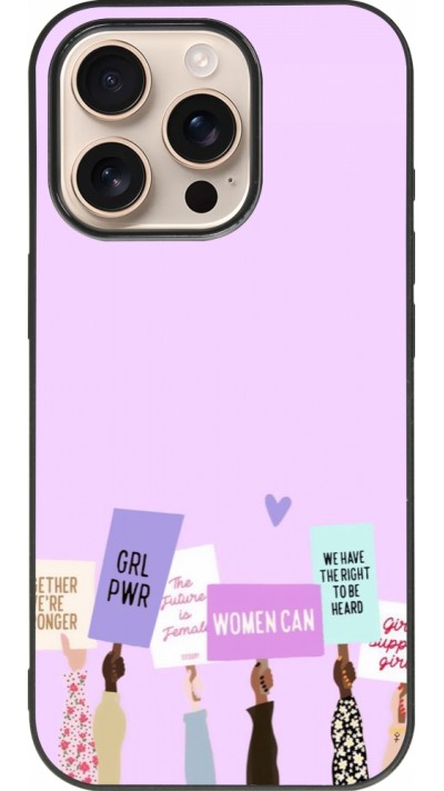 iPhone 16 Pro Case Hülle - Silikon schwarz Womens day 2026 9