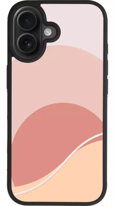 iPhone 17 Case Hülle - Silikon schwarz Autumn 22 abstract sunrise