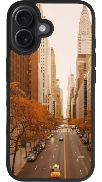 iPhone 17 Case Hülle - Silikon schwarz Autumn 2024 New York city