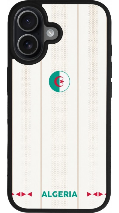 iPhone 17 Case Hülle - Silikon schwarz Algerien 2026 personalisierbares Fussballtrikot