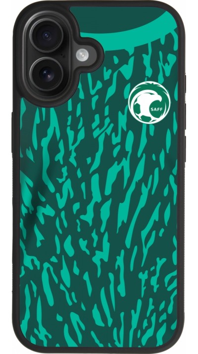 iPhone 17 Case Hülle - Silikon schwarz Saudi-Arabien 2022 personalisierbares Fussballtrikot