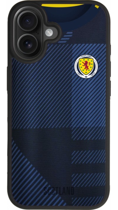 iPhone 17 Case Hülle - Silikon schwarz Schottland personalisierbares Fussballtrikot