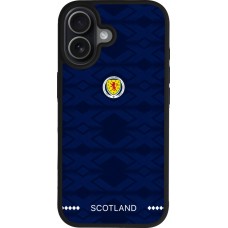 iPhone 17 Case Hülle - Silikon schwarz Schottland 2026 personalisierbares Fussballtrikot