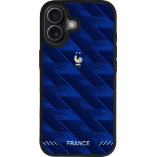 iPhone 17 Case Hülle - Silikon schwarz Frankreich 2026 personalisierbares Fussballtrikot