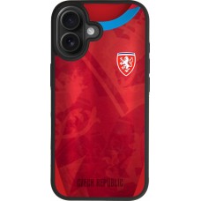 iPhone 17 Case Hülle - Silikon schwarz Tschechische Republik personalisierbares Fussballtrikot