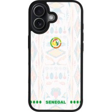 iPhone 17 Case Hülle - Silikon schwarz Senegal 2026 personalisierbares Fussballtrikot