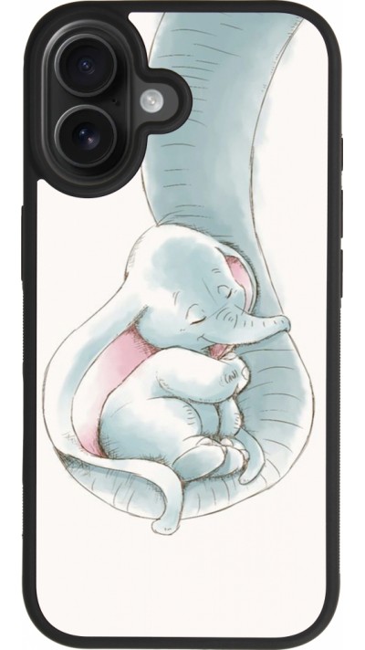 iPhone 17 Case Hülle - Silikon schwarz Mom 1903