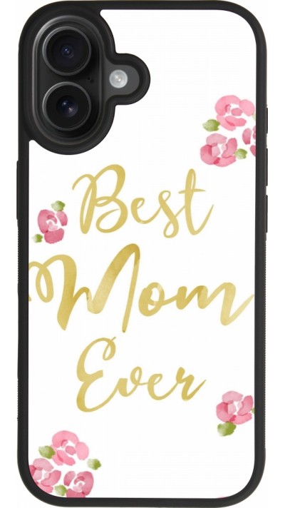 iPhone 17 Case Hülle - Silikon schwarz Mom 2024 best Mom ever