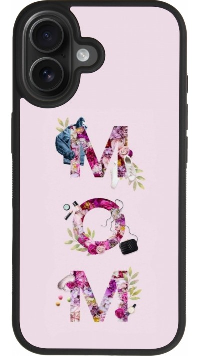 iPhone 17 Case Hülle - Silikon schwarz Mom 2024 girly mom
