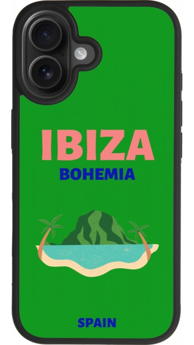 iPhone 17 Case Hülle - Silikon schwarz Pop Summer Destination Ibiza