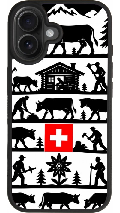 iPhone 17 Case Hülle - Silikon schwarz Poya Schweiz 1