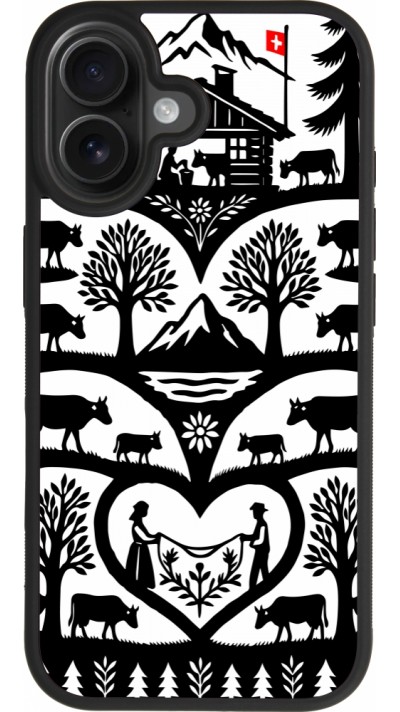 iPhone 17 Case Hülle - Silikon schwarz Poya Schweiz 2