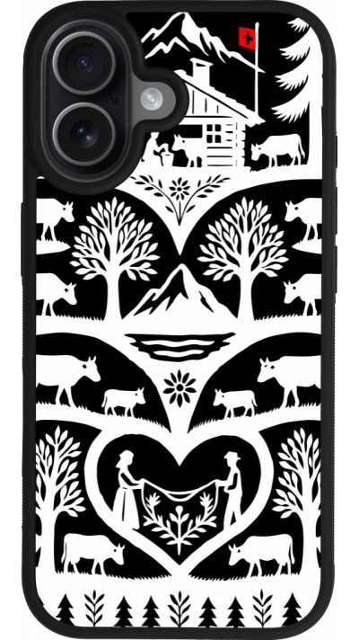 iPhone 17 Case Hülle - Silikon schwarz Poya Schweiz 2 schwarz