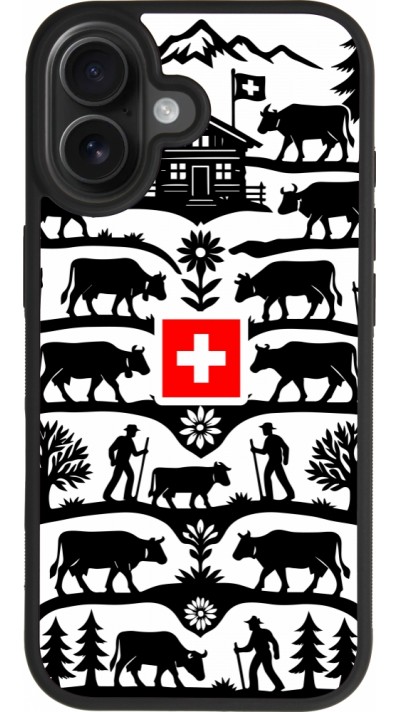 iPhone 17 Case Hülle - Silikon schwarz Poya Schweiz 3