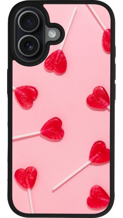 iPhone 17 Case Hülle - Silikon schwarz Saint Valentines Day 26 Lollipop