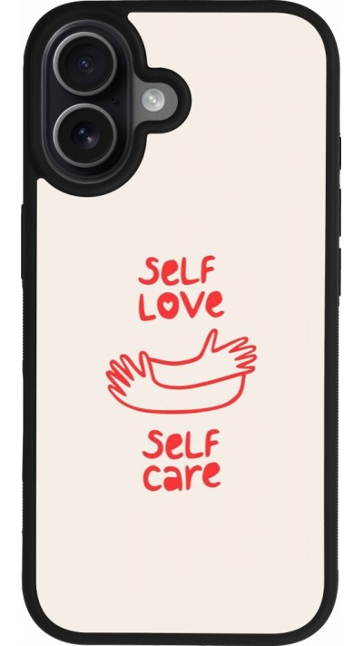 iPhone 17 Case Hülle - Silikon schwarz Saint Valentines Day 26 Self love self care
