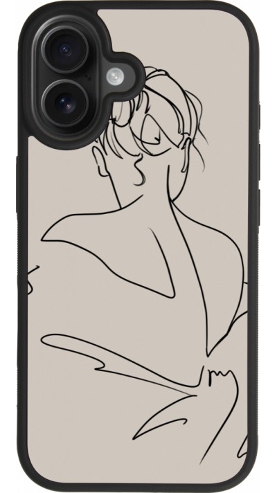 iPhone 17 Case Hülle - Silikon schwarz Salnikova 05