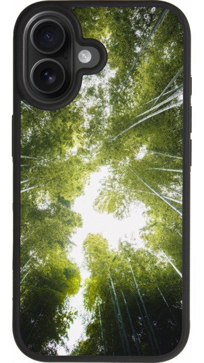 iPhone 17 Case Hülle - Silikon schwarz Spring 23 forest blue sky