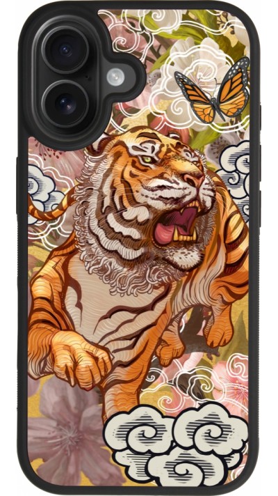 iPhone 17 Case Hülle - Silikon schwarz Spring 23 japanese tiger
