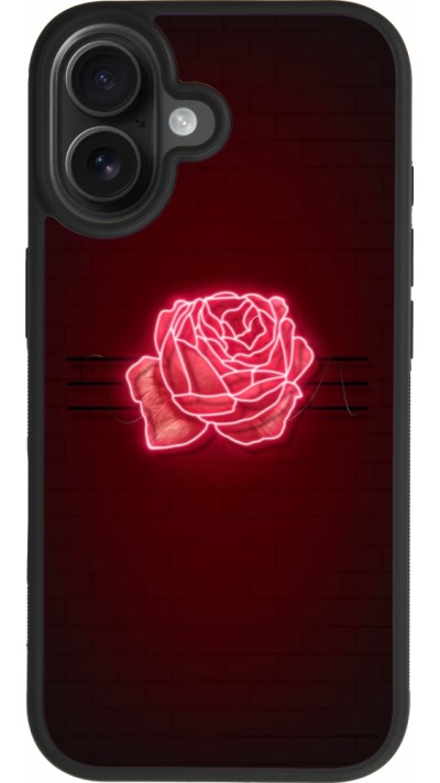 iPhone 17 Case Hülle - Silikon schwarz Spring 23 neon rose