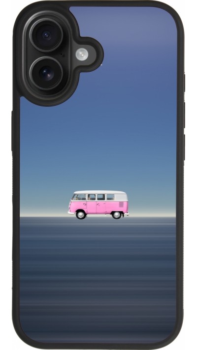iPhone 17 Case Hülle - Silikon schwarz Spring 23 pink bus