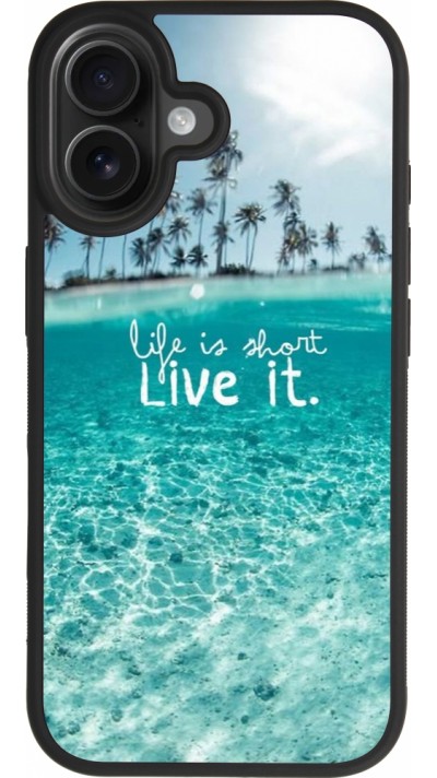 iPhone 17 Case Hülle - Silikon schwarz Summer 18 24