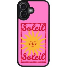 iPhone 17 Case Hülle - Silikon schwarz Sun sun 2026