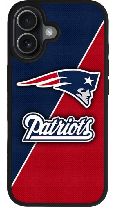iPhone 17 Case Hülle - Silikon schwarz Super Bowl 26 Patriots 1