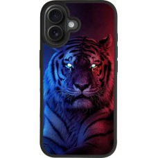 iPhone 17 Case Hülle - Silikon schwarz Tiger Blue Red