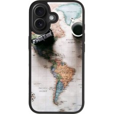 iPhone 17 Case Hülle - Silikon schwarz Travel 01