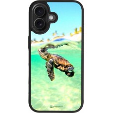 iPhone 17 Case Hülle - Silikon schwarz Turtle Underwater