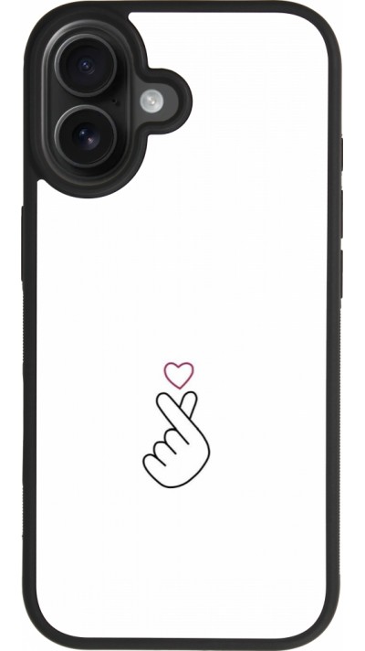 iPhone 17 Case Hülle - Silikon schwarz Valentine 2024 heat by Millennials
