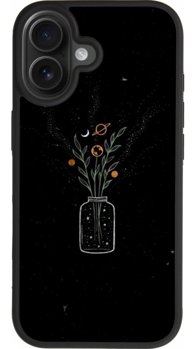 iPhone 17 Case Hülle - Silikon schwarz Vase black