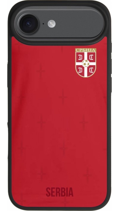 iPhone Air Case Hülle - Silikon schwarz Serbien 2022 personalisierbares Fussballtrikot