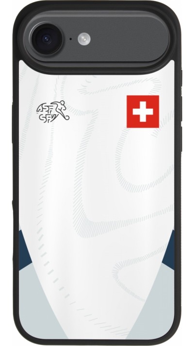 iPhone Air Case Hülle - Silikon schwarz Schweiz Away personalisierbares Fussballtrikot