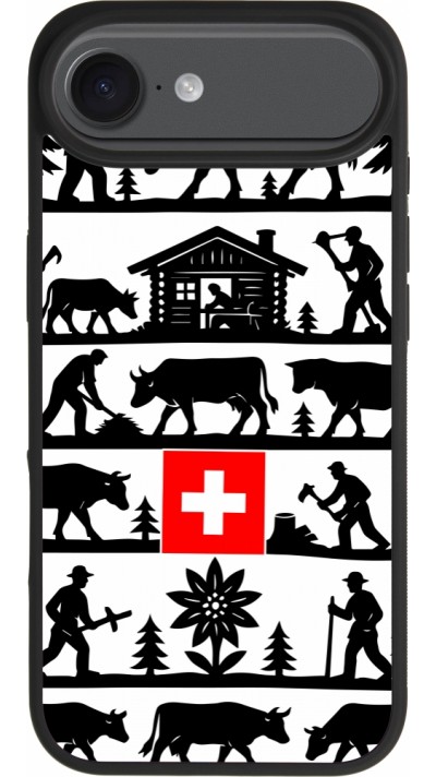 iPhone Air Case Hülle - Silikon schwarz Poya Schweiz 1