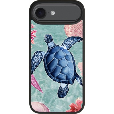 iPhone Air Case Hülle - Silikon schwarz Preppy Turtle